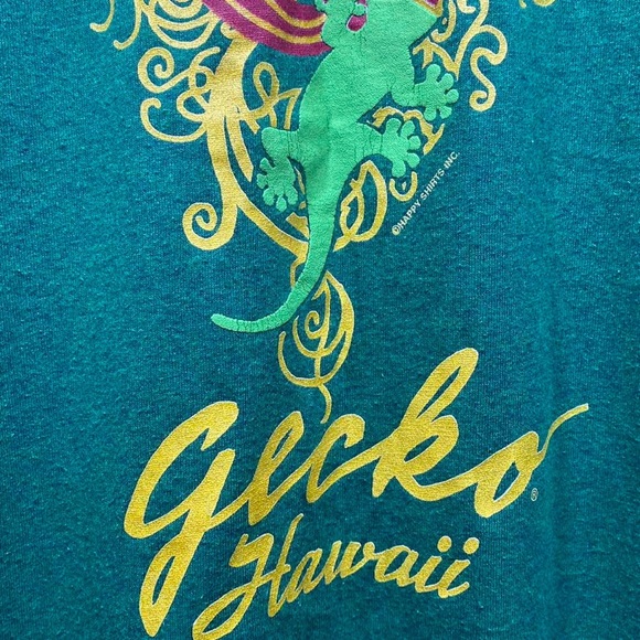 Vintage 1990’s Gecko Hawaii Single Stitched Graphic T-shirt - Picture 3 of 4